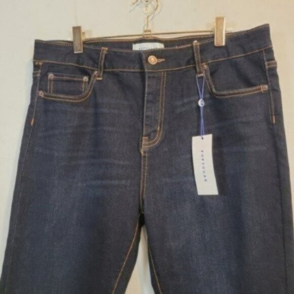 PopSugar | High Rise Skinny Jeans Dark Rince Wash NWT - Picture 4 of 12
